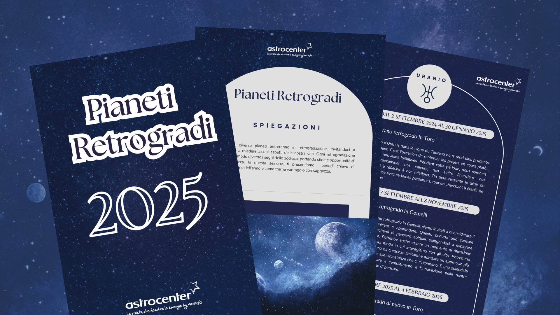 Guida delle Retrogradazioni 2025