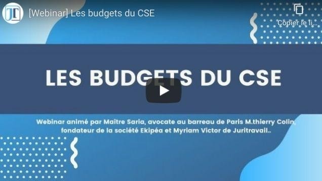 [VIDEO] Tout savoir sur la gestion des budgets du CSE