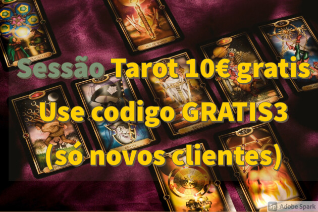 Tarot gratis com Filipe codigo GRATIS3 dá 10€