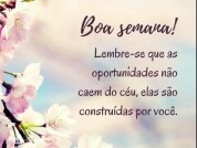 BOA SEMANA