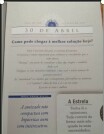Livro do ano - 30 de Abril