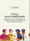 1 de Maio Feliz Dia do Trabalhador