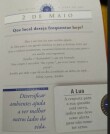 Livro do ano - 2 de Maio