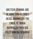 BOA SEMANA