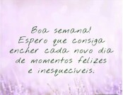 BOA SEMANA