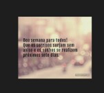 BOA SEMANA