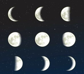 Calendario das luas para o mes de Fevereiro