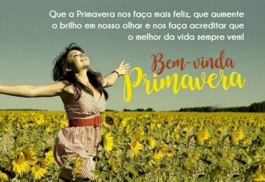 Bem vinda primavera
