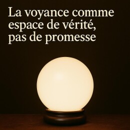 La voyance comme espace de vérité, pas de promesse